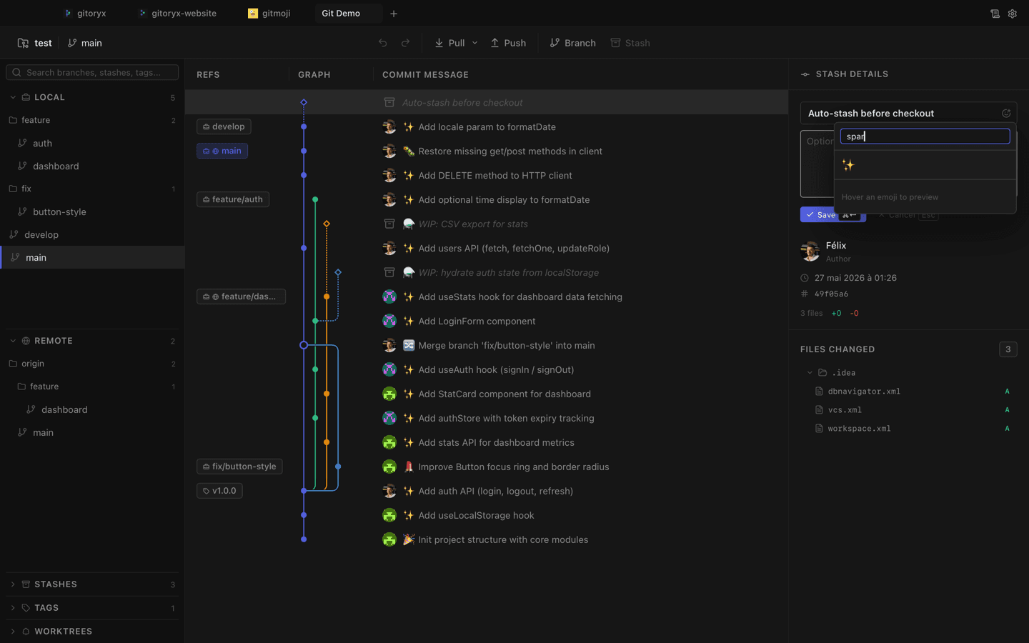See this workflow in Gitoryx — Gitoryx screenshot