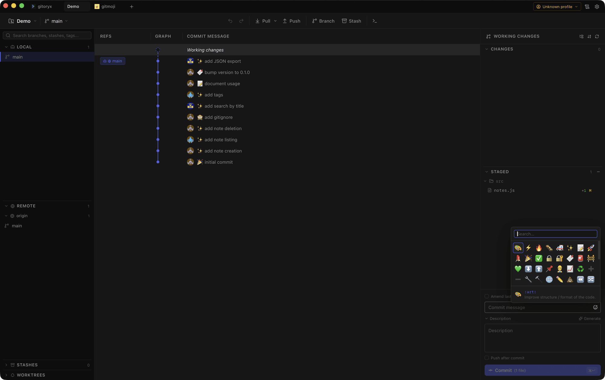 Why You Should Switch to Gitmoji (Instead of feat/fix/chore): the same workflow in Gitoryx